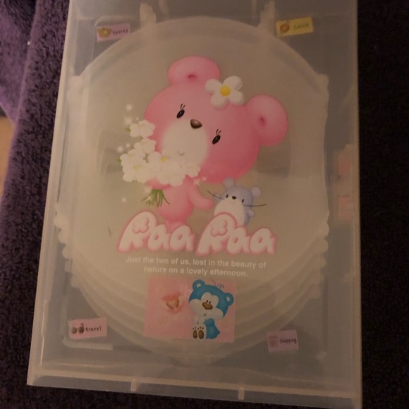 Morning Glory Bear 3 Pc Lot. Bank CD Case & book - Picture 9 of 10